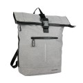 Rucsac New Rebels Boyan-New York Rolltrop,  35 x 12 x 45 cm, Gri
