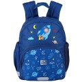 Rucsac Oxford, 31 x 23 x 12 cm, Model Space, Albastru