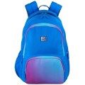 Rucsac Oxford Gradient, 3 Compartimente, 44 x 29 x 20 cm, Albastru/Mov
