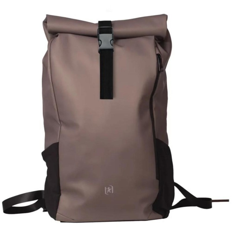 Rucsac Oxford Identity Off Road Rolltop, 10 Compartimente, 48 x 32 x 10 cm, Maro