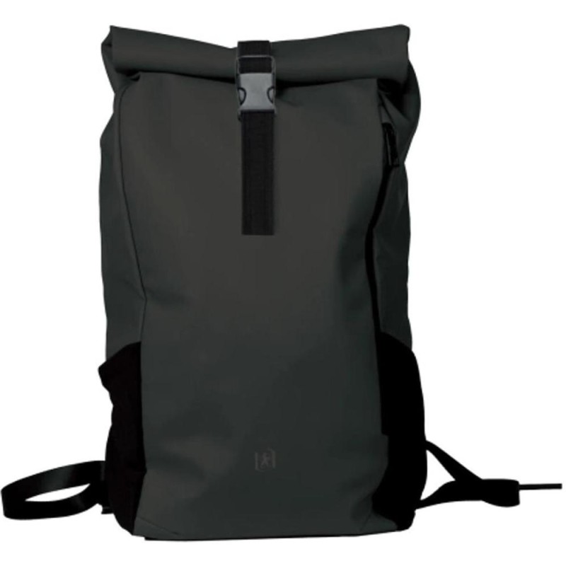 Rucsac Oxford Identity Off Road Rolltop, 10 Compartimente, 48 x 32 x 10 cm, Negru
