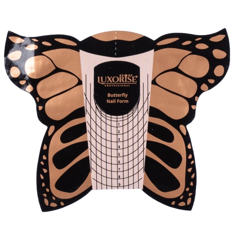 Sabloane Constructie Unghii Luxorise Fluture, 50 Bucati