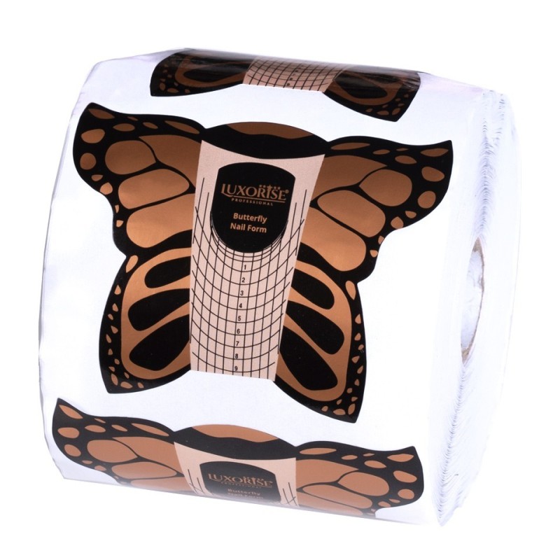 Sabloane Constructie Unghii Luxorise Fluture, 500 Bucati