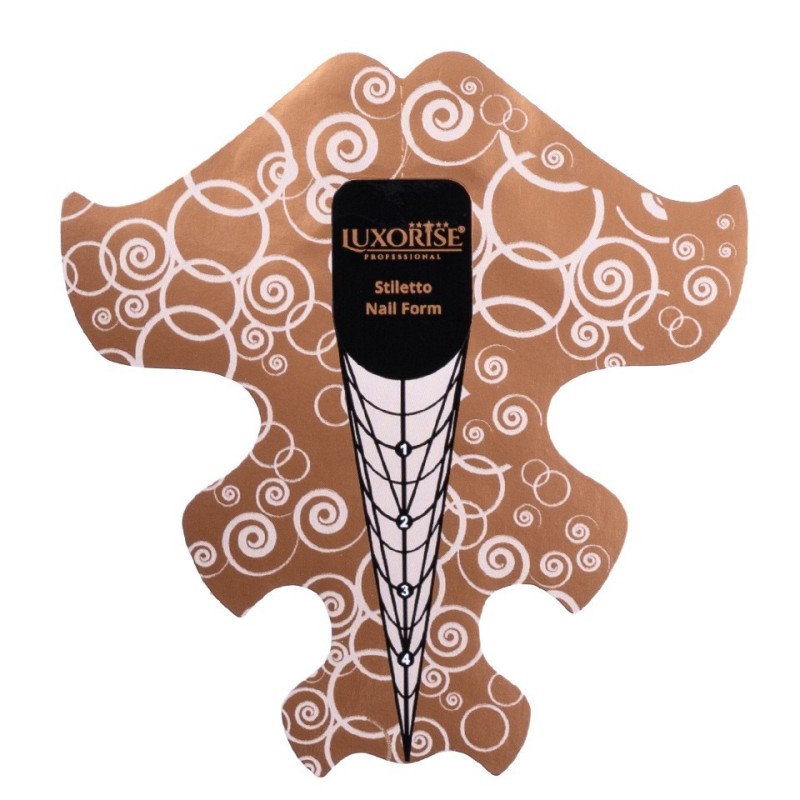 Sabloane Constructie Unghii Luxorise Soft Stiletto, 50 Bucati