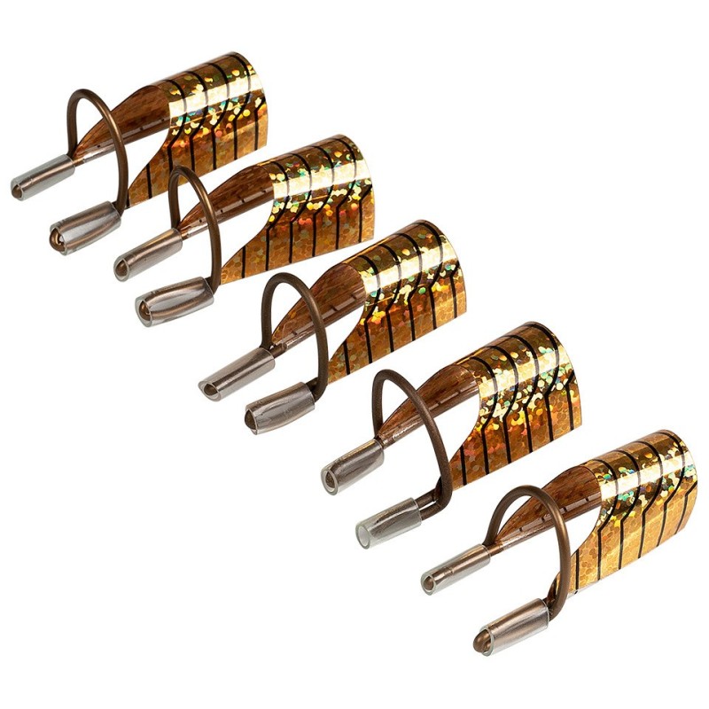 Sabloane Unghii Reutilizabile SensoPRO Milano Set 5 Bucati, Gold