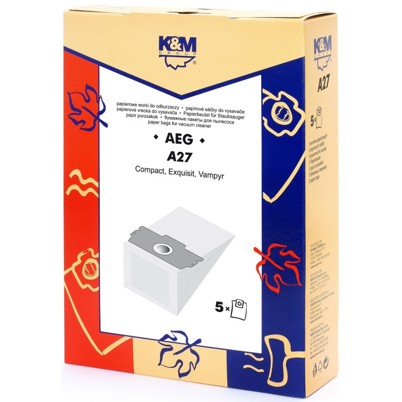 Sac Aspirator AEG Gr. 11,13, Hartie, 5 x Saci, K&M