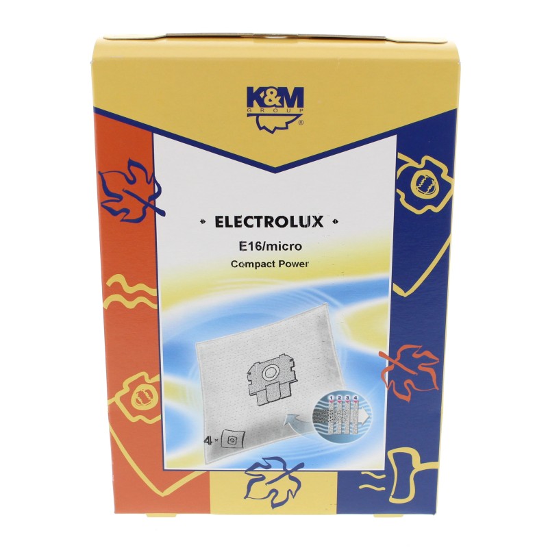 Sac Aspirator Electrolux Compact Power, Sintetic 4 x Saci, K&M