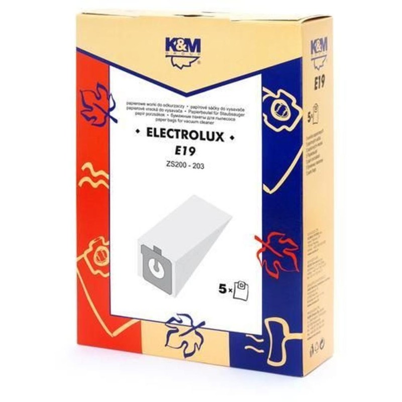 Sac Aspirator Electrolux, K&M, Hartie, 5 Bucati