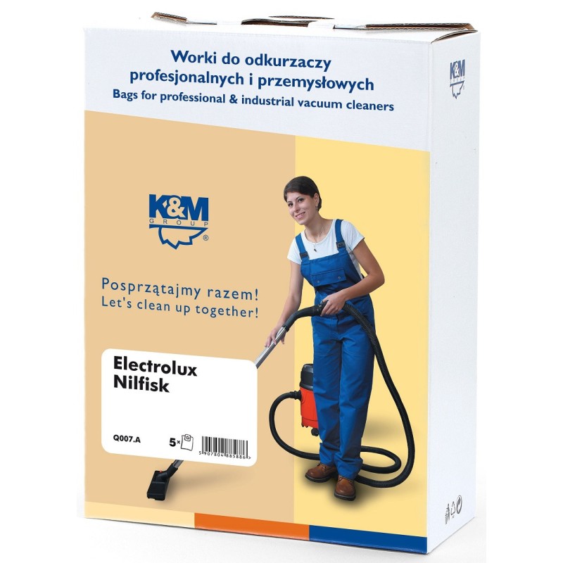 Sac Aspirator Electrolux, Nilfisk, Hartie, 5 x Saci, K&M