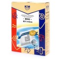 Sac Aspirator pentru Beko BKS-1240, K&M, Sintetic, 4 Bucati + 2 Filtre