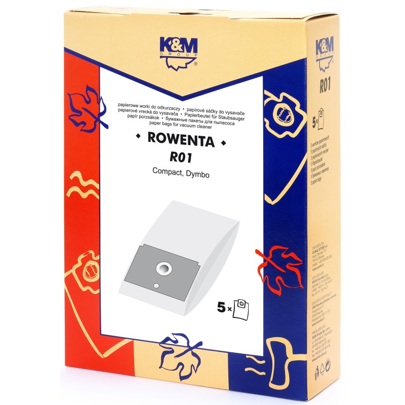 Sac Aspirator Rowenta ZR745, Hartie, 5 x Saci, K&M