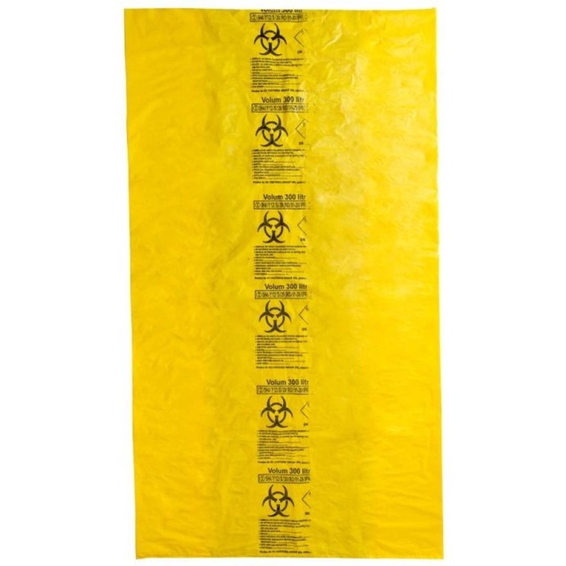 Saci Galbeni Biohazard ADR, 240-300 l, 50 Bucati