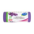 Saci Menaj Stella Fresh cu Snur, 35 l, 15 Bucati