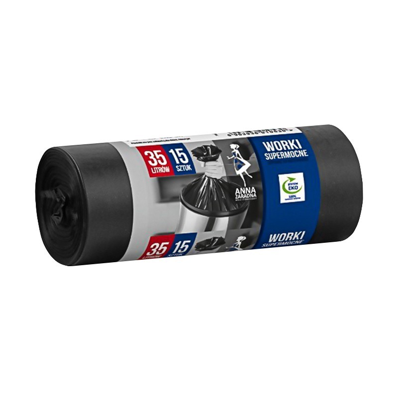 Saci Menajeri Anna Ultra Rezistenti 35 l 15 Bucati