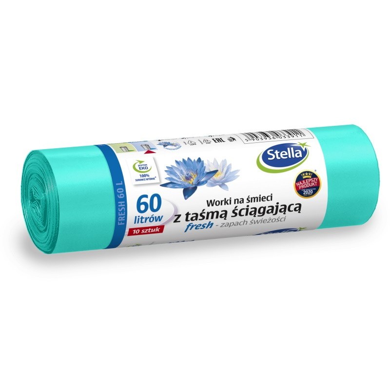 Saci Menajeri Stella Fresh cu Urechi 60 l 10 Bucati