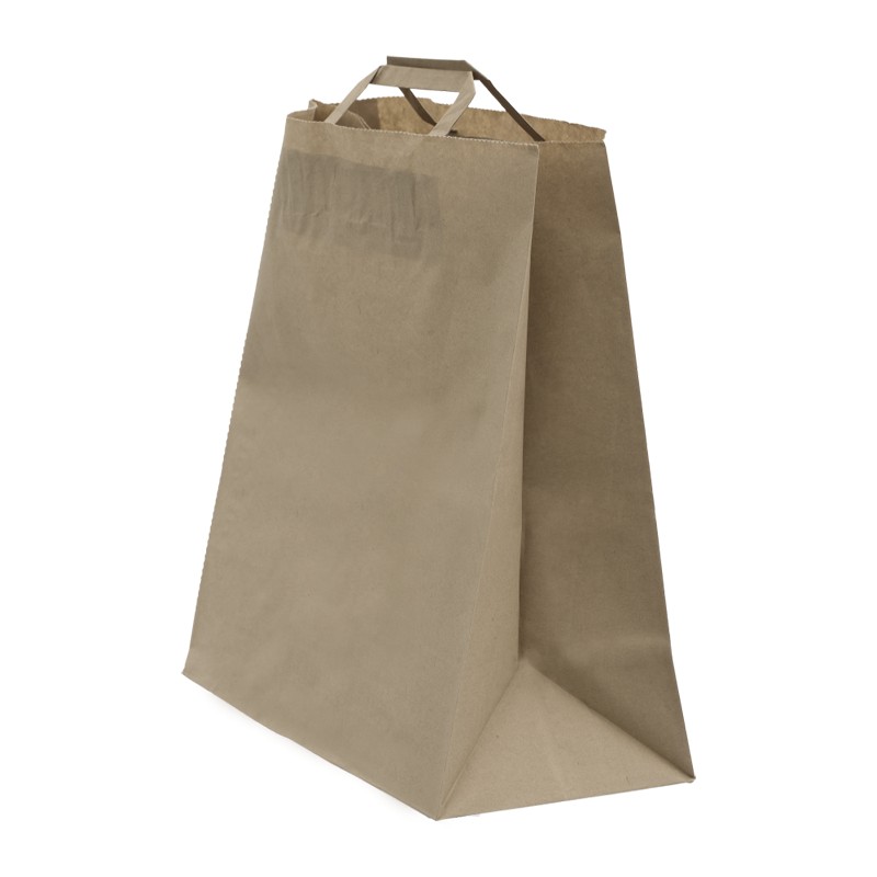 Sacose Biodegradabile, Compostabile de Hartie, Kraft, 26x17x29 cm, 250 buc