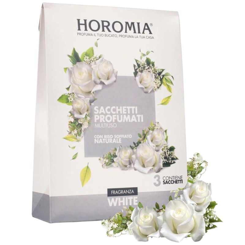 Saculeti Parfumati cu Orez Alb, Horomia, 3 Bucati