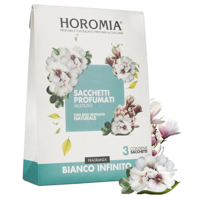Saculeti Parfumati cu Orez Alb Infinit, Horomia, 3 Bucati