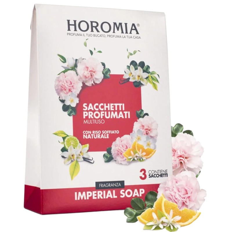 Saculeti Parfumati cu Orez Sapun Imperial, Horomia, 3 Bucati