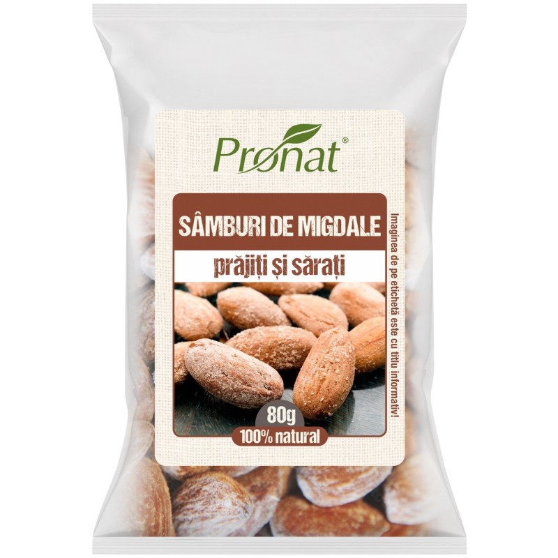 Samburi de Migdale Prajiti si Sarati, 80 g