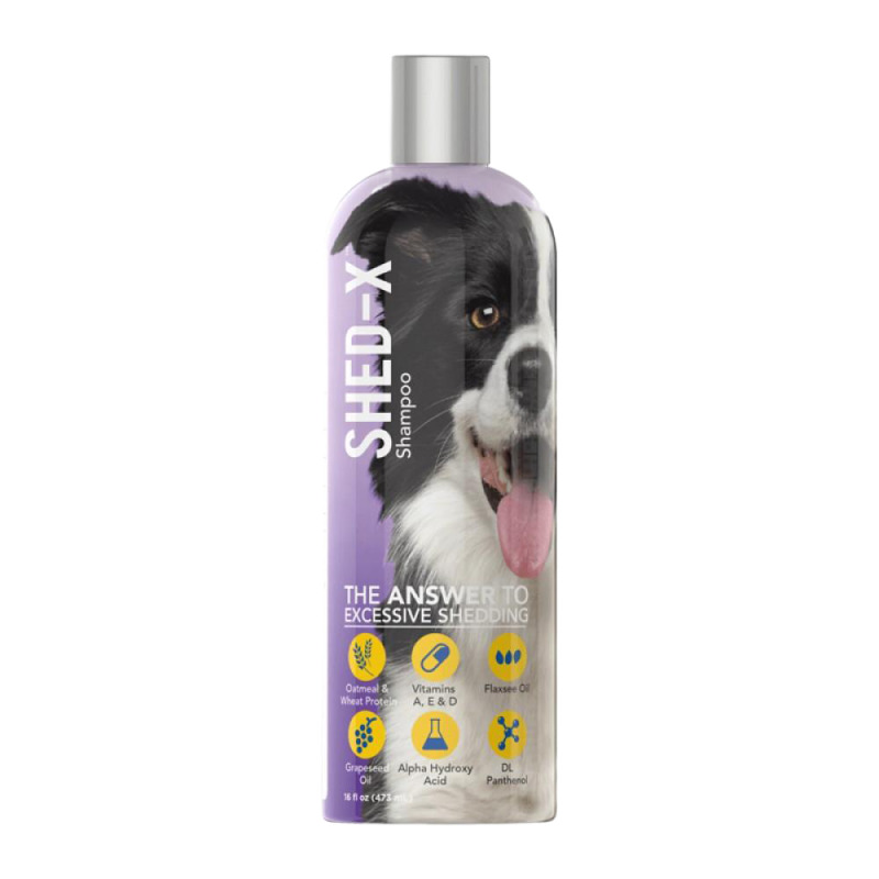 Sampon Antinaparlire pentru Caini Shed-X, Synergy labs, 473 ml