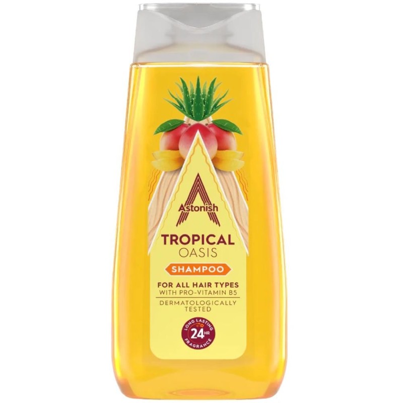 Sampon Astonish, Tropical, pentru Toate Tipurile de Par, 400 ml