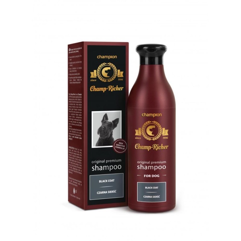 Sampon Champ-Richer, Caini Blana Neagra 250 ml