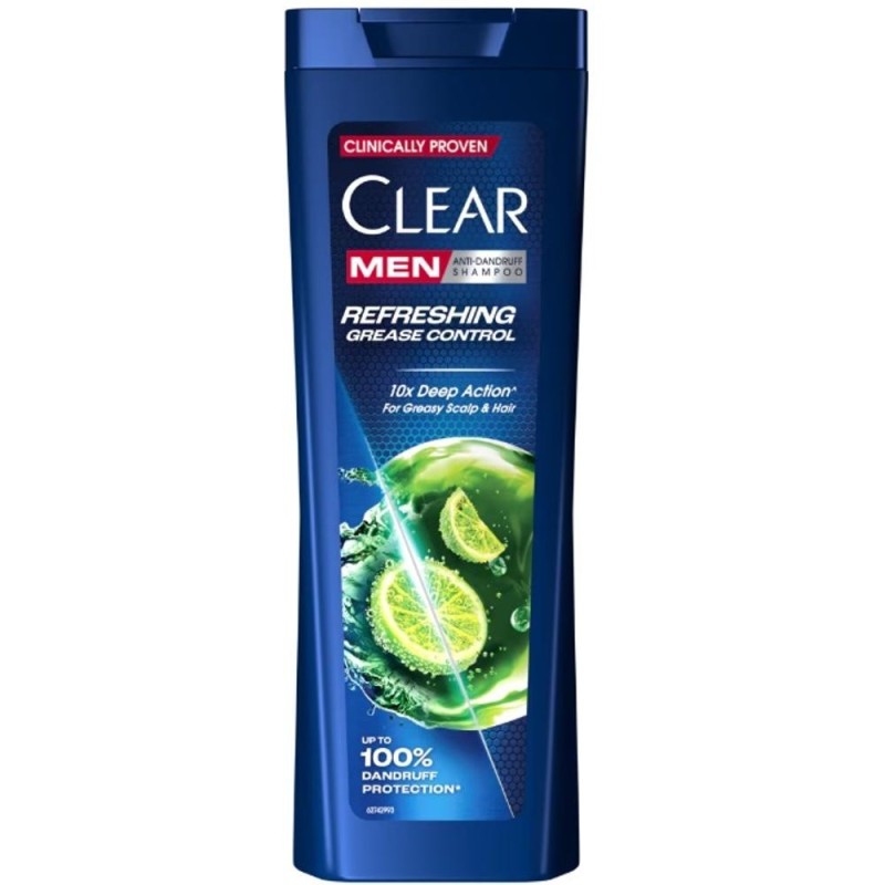 Sampon Clear Men Refreshing Grease Control Lemon, 360 ml