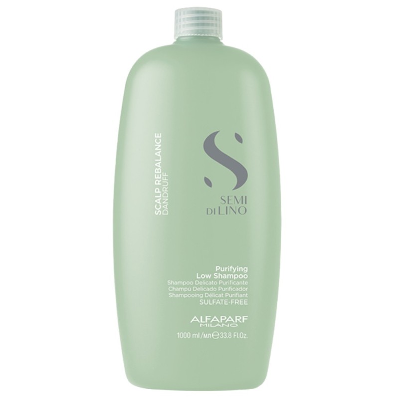 Sampon de Purificare Anti-matreata, Alfaparf Semi di Lino Scalp Rebalancing Purifying, 1000 ml