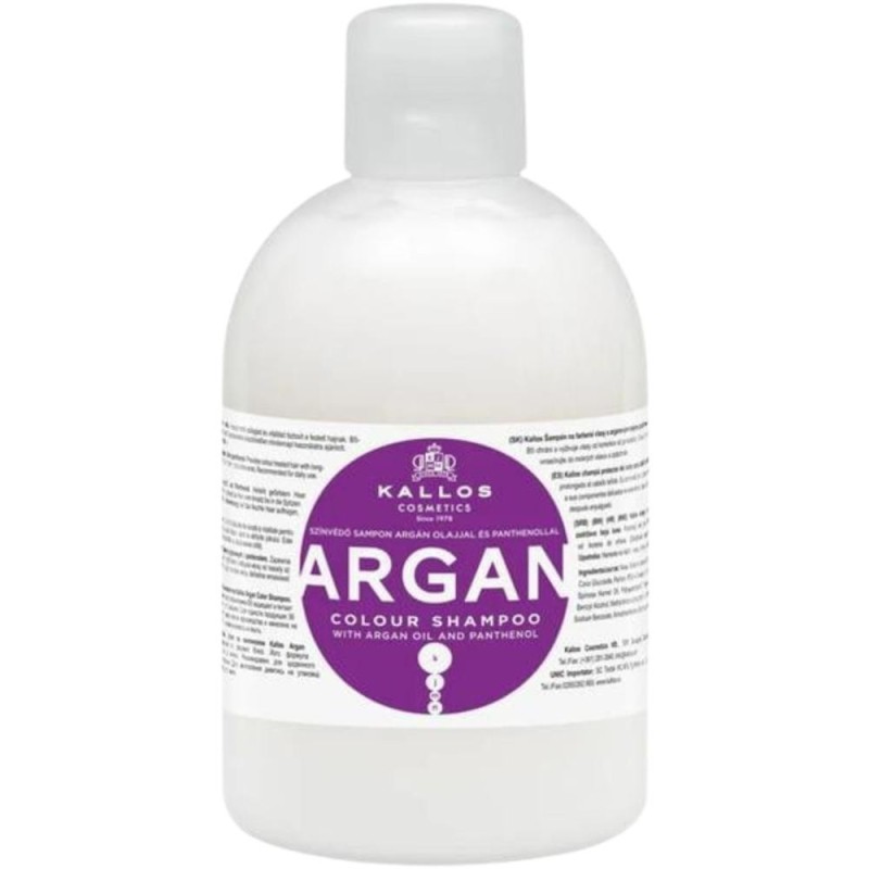 Sampon Kallos Argan, pentru Par Vopsit, cu Ulei de Argan, 1 l