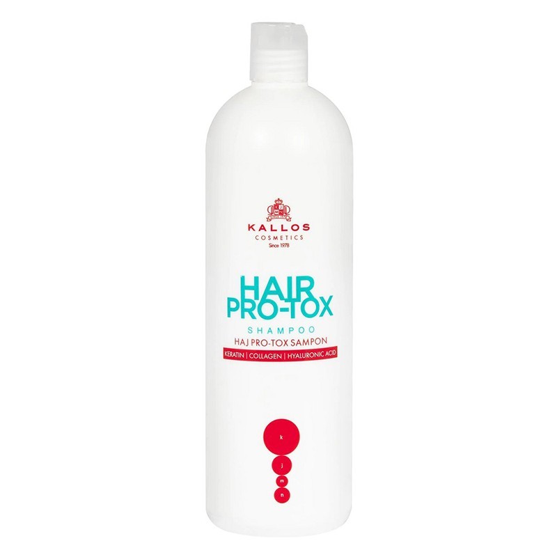 Sampon Kallos KJMN Pro-Tox, cu Cheratina, Colagen si Acid Hialuronic, 1 l