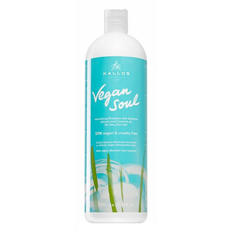 Sampon Kallos Vegan Soul, pentru Par Subtire, 1 l