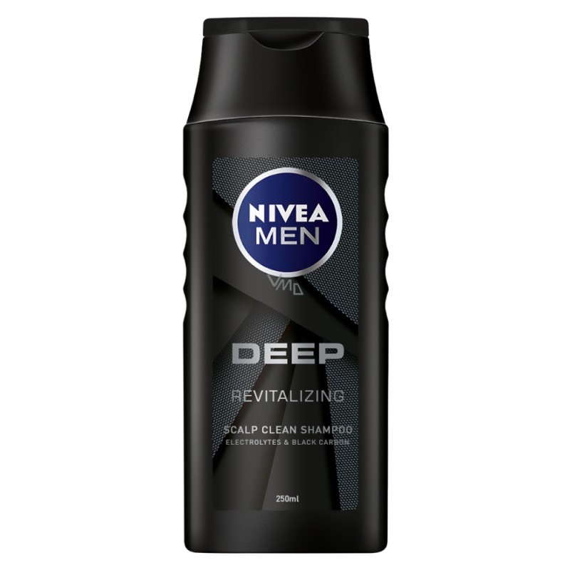 Sampon Nivea Men Deep pentru Toate Tipurile de Par, 250 ml