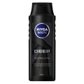 Sampon Nivea Men Deep pentru Toate Tipurile de Par, 400 ml