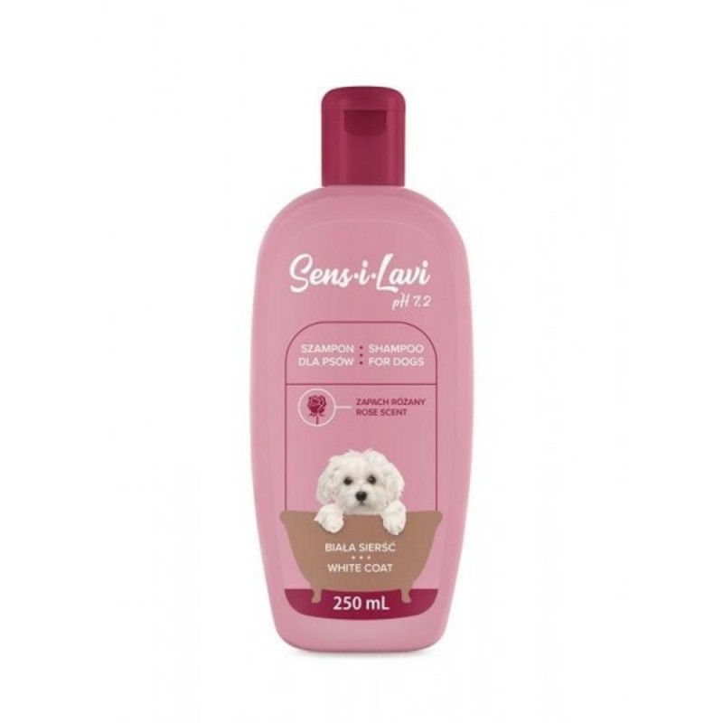 Sampon pentru Caini cu Blana Alba, Sens-I-Lavi, 250 ml