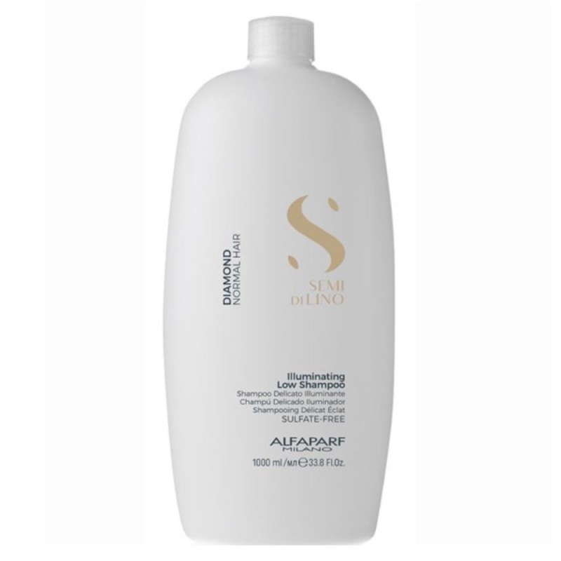 Sampon pentru Stralucire Alfaparf Semi di Lino Diamond Illuminating Shampoo, fara Sulfati 1000 ml