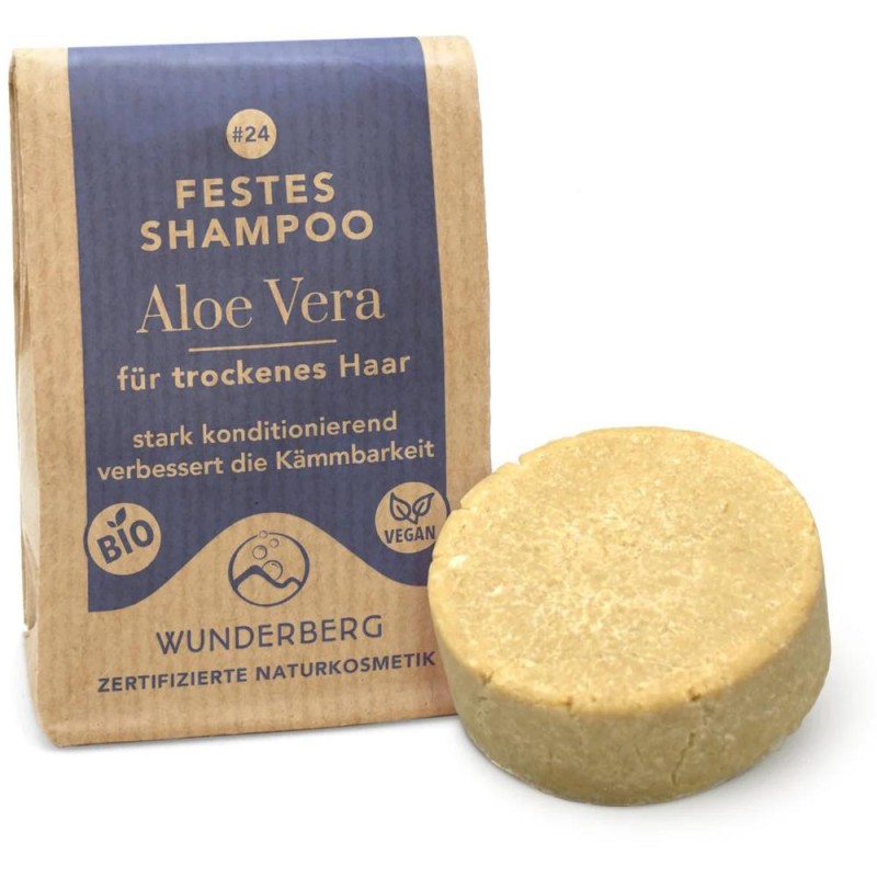 Sampon Solid cu Aloe Vera Bio, Bazar Bio, 48 g