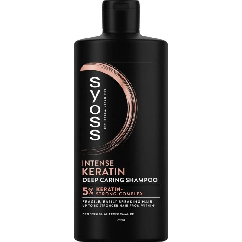 Sampon Syoss Intense Keratin, pentru Par Fragil, 440 ml