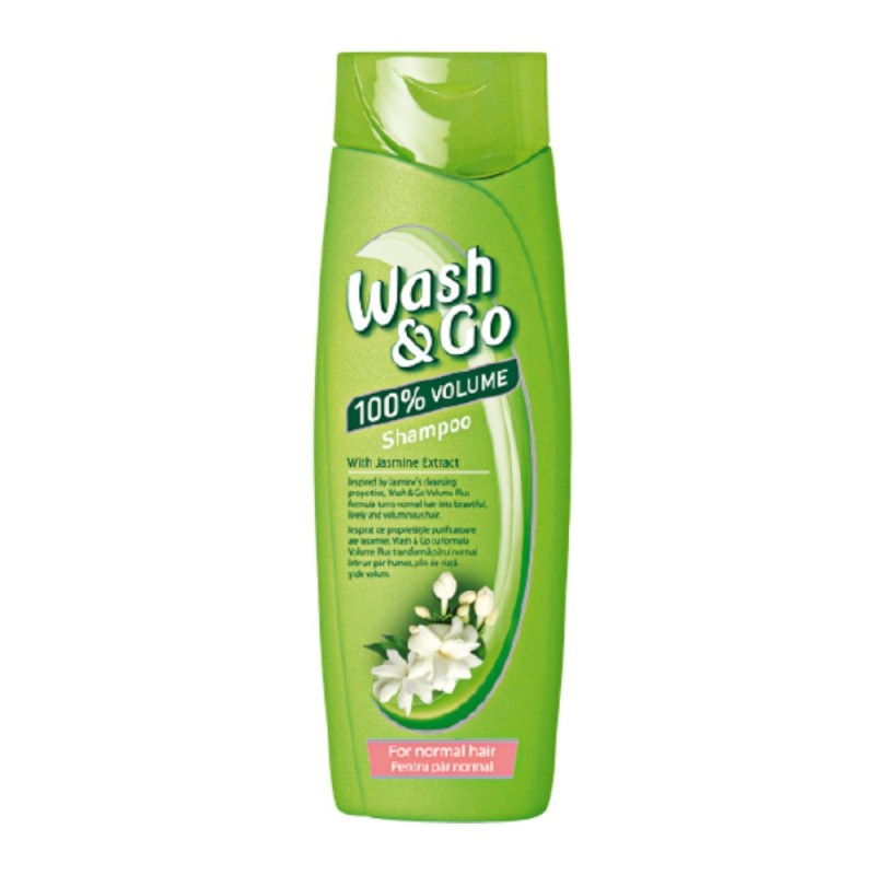 Sampon Wash & Go cu Extract de Iasomie, pentru Par Normal, 180 ml