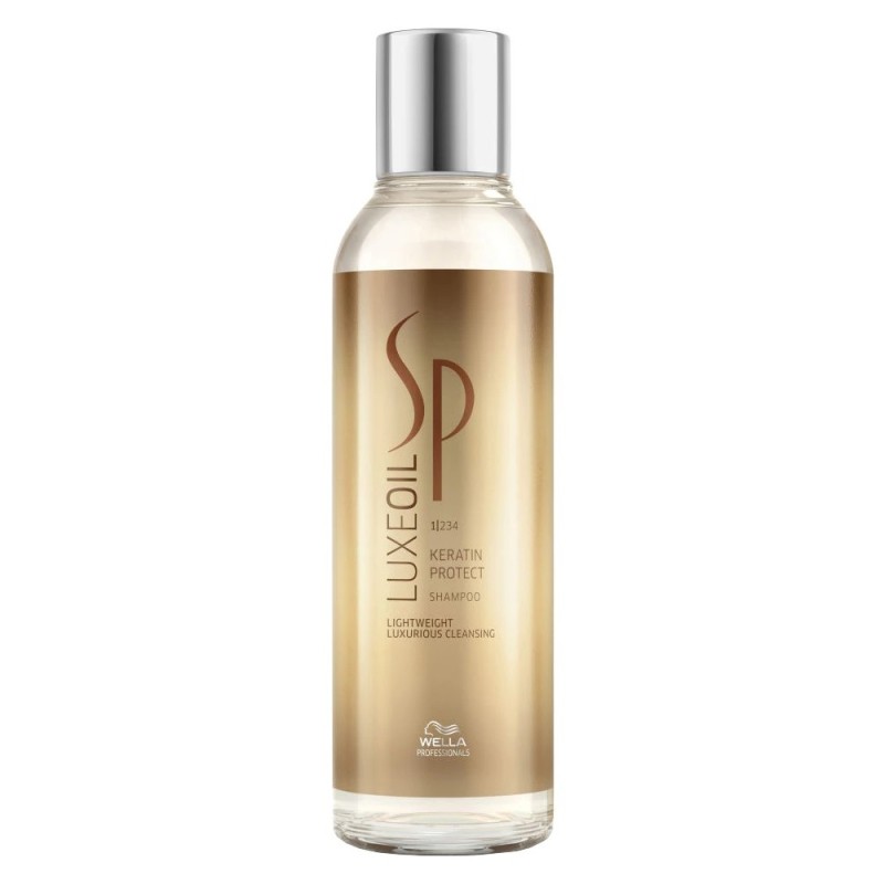 Sampon Wella Professionals SP Luxe Oil Keratin Protect, pentru Par Deteriorat, 200 ml
