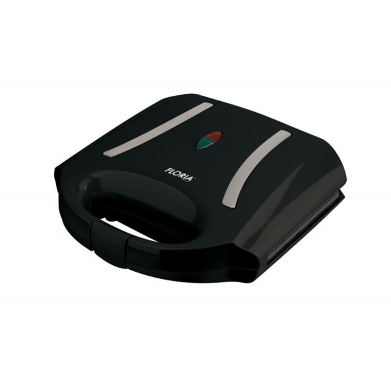 Sandwich Maker, Invelis Exterior Rezistent la Caldura, Putere 800W, Negru