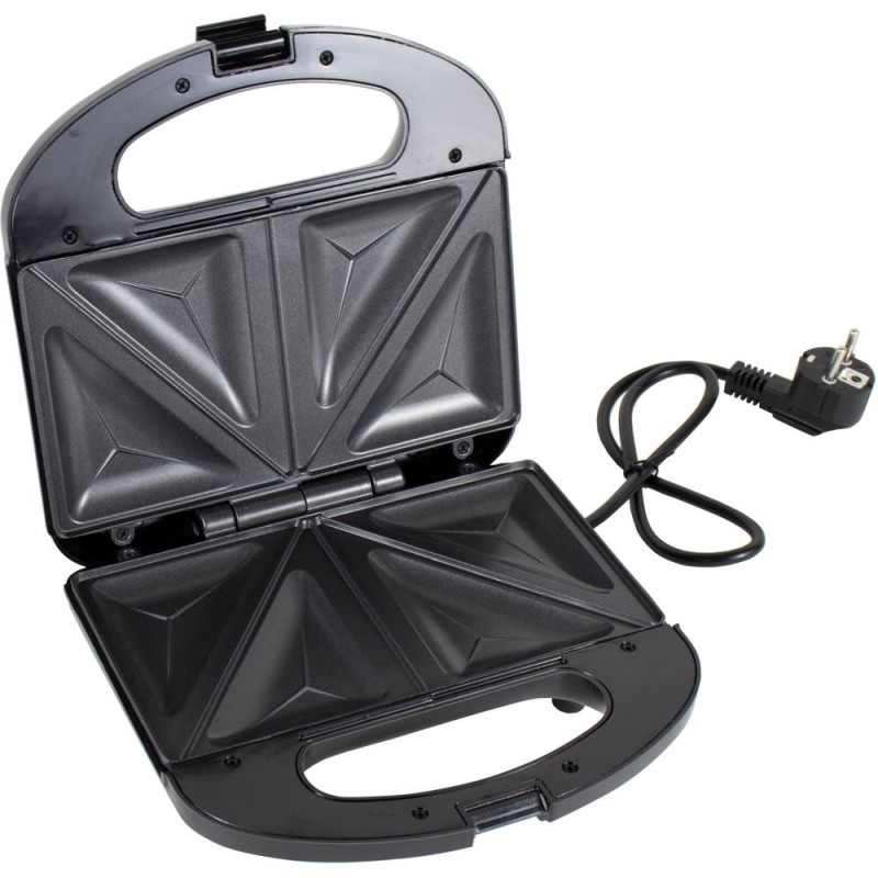 Sandwich-Maker, Model Triunghi, Placi Antiaderente, Putere 750 W