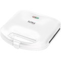 Sandwich Maker, Placa de Tip Grill, Antiaderenta, Indicator Luminos, Putere 750W, Alb