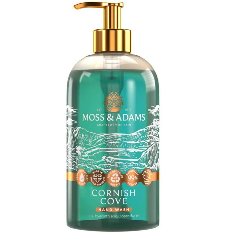Sapun Lichid Cornish Cove, Moss and Adams, 500 ml