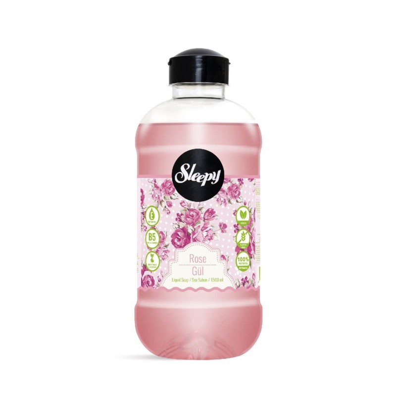Sapun Lichid Sleepy, Aroma de Trandafir, 1500 ml