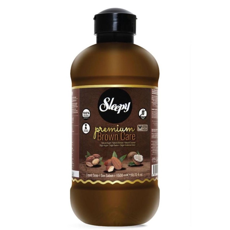 Sapun Lichid Sleepy Premium, Brown Care, 1500 ml
