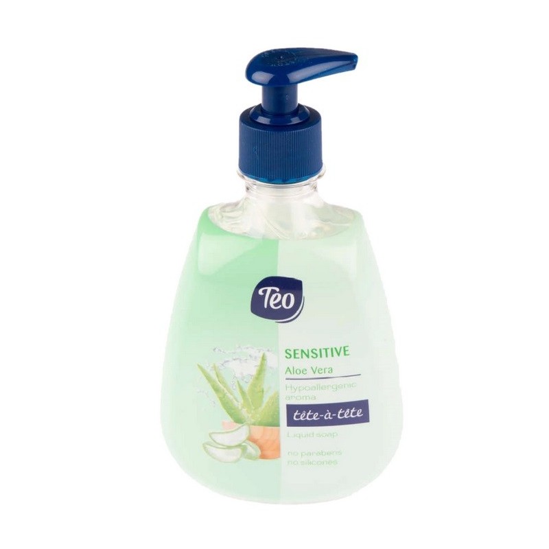 Sapun Lichid Teo Hypoallergenic Sensitive Aloe Vera 400 ml