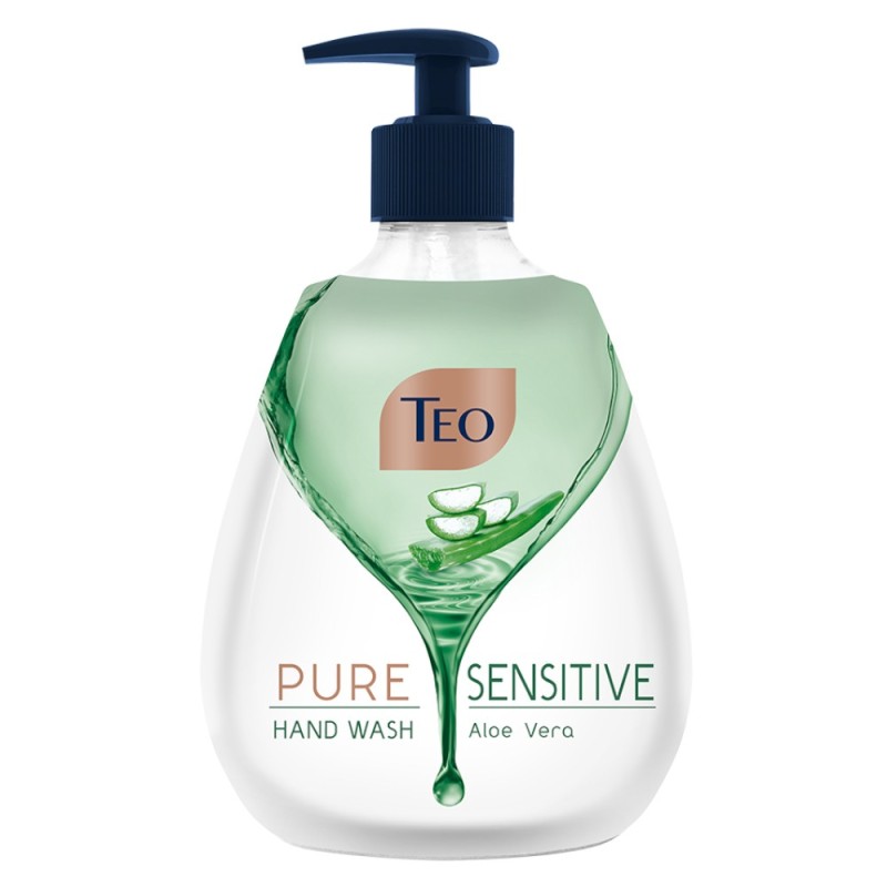 Sapun Lichid Teo Pure Sensitive Aloe Vera, 400 ml