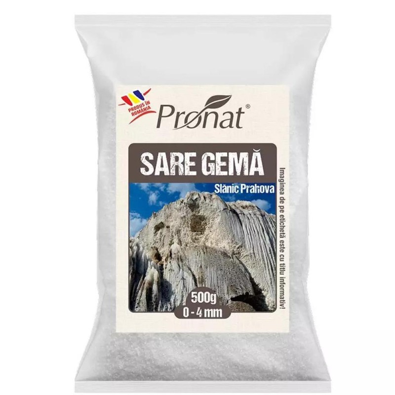 Sare Alimentara Slanic Prahova Gema 0-4 , 500 g, Pronat
