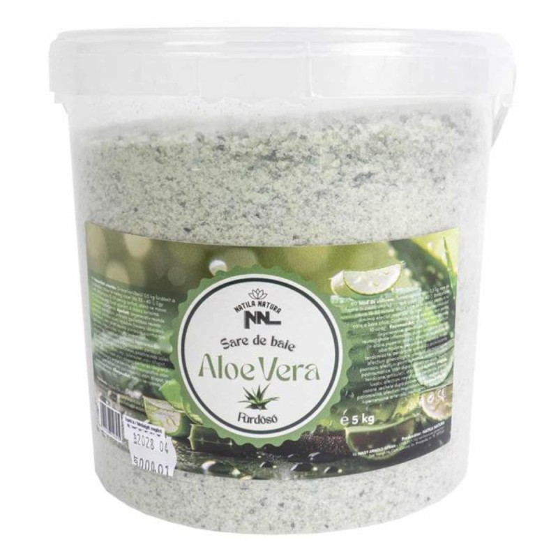Sare de Baie, Aroma de Aloe Vera, Galeata 5 kg